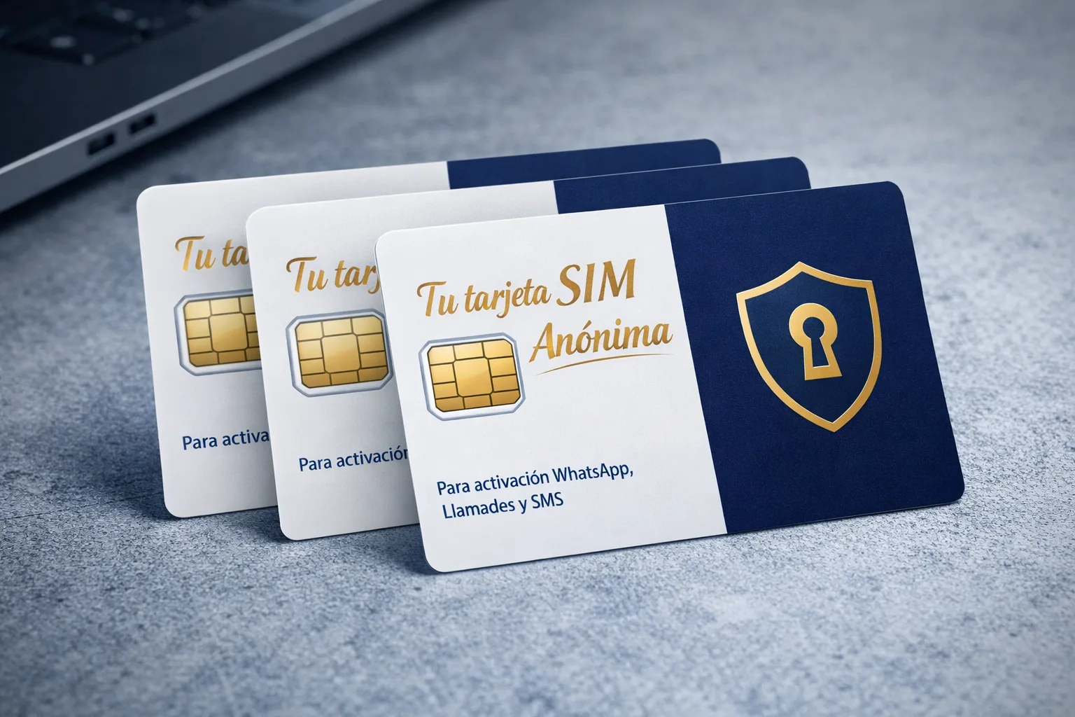 Pack 3x Tarjetas SIM Anónimas Prepago